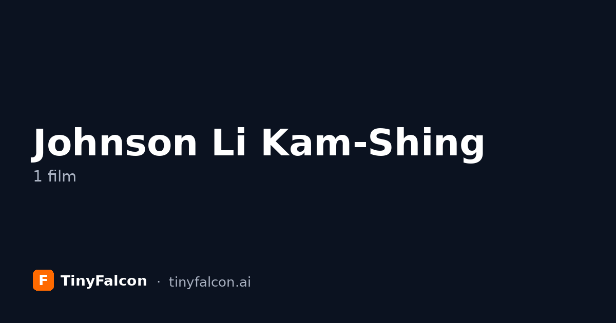 Johnson Li Kam-Shing