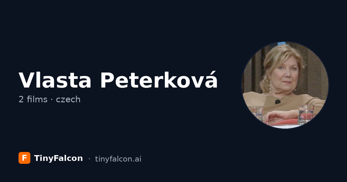 Vlasta Peterková