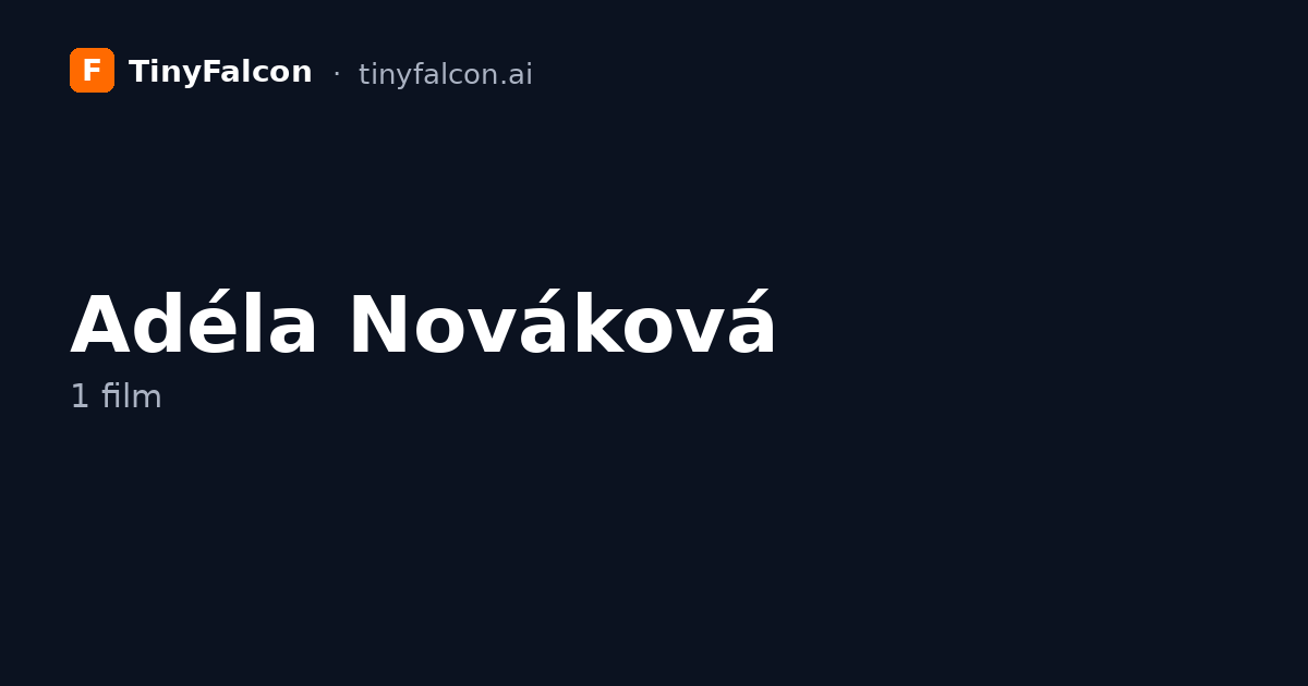 Adéla Nováková