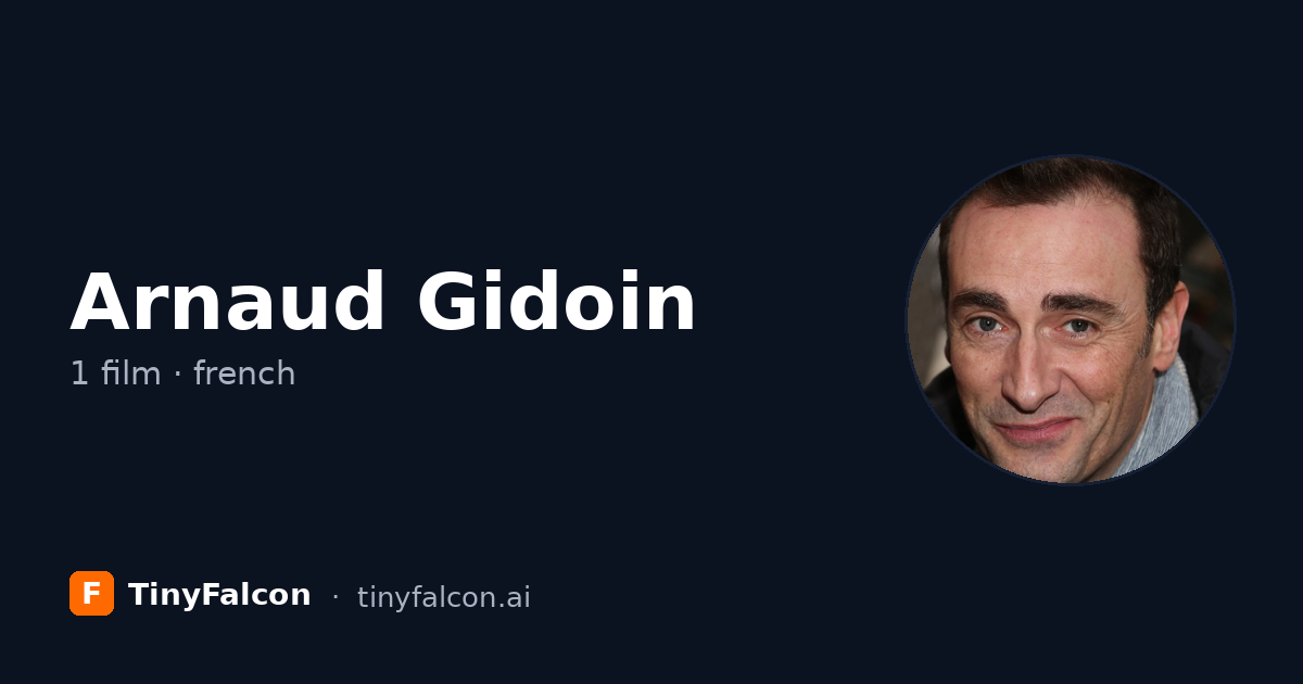 Arnaud Gidoin