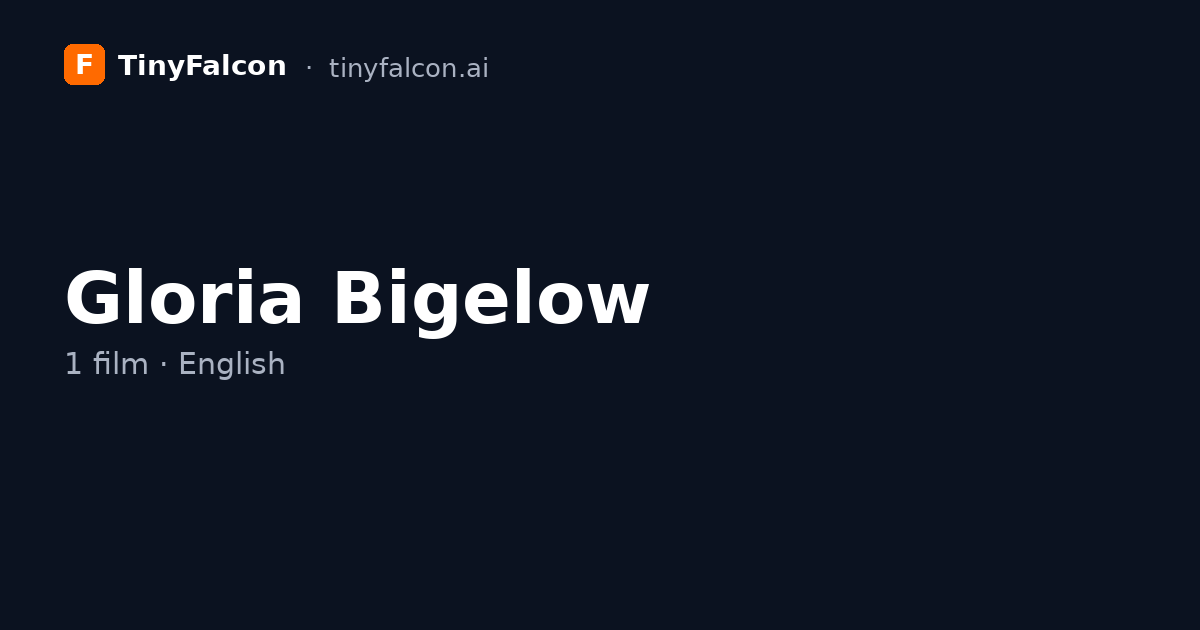 Gloria Bigelow