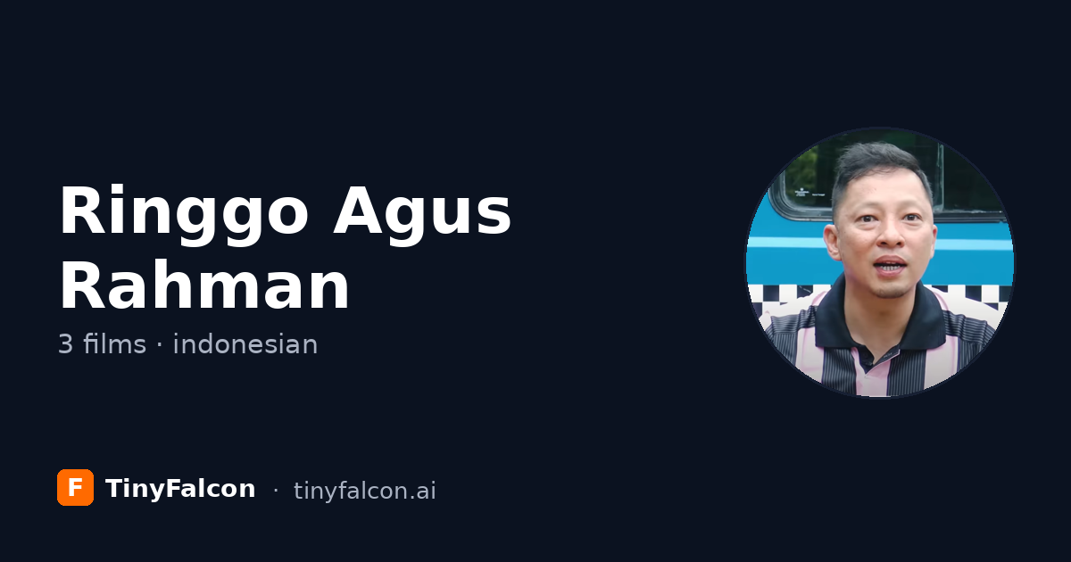 Ringgo Agus Rahman
