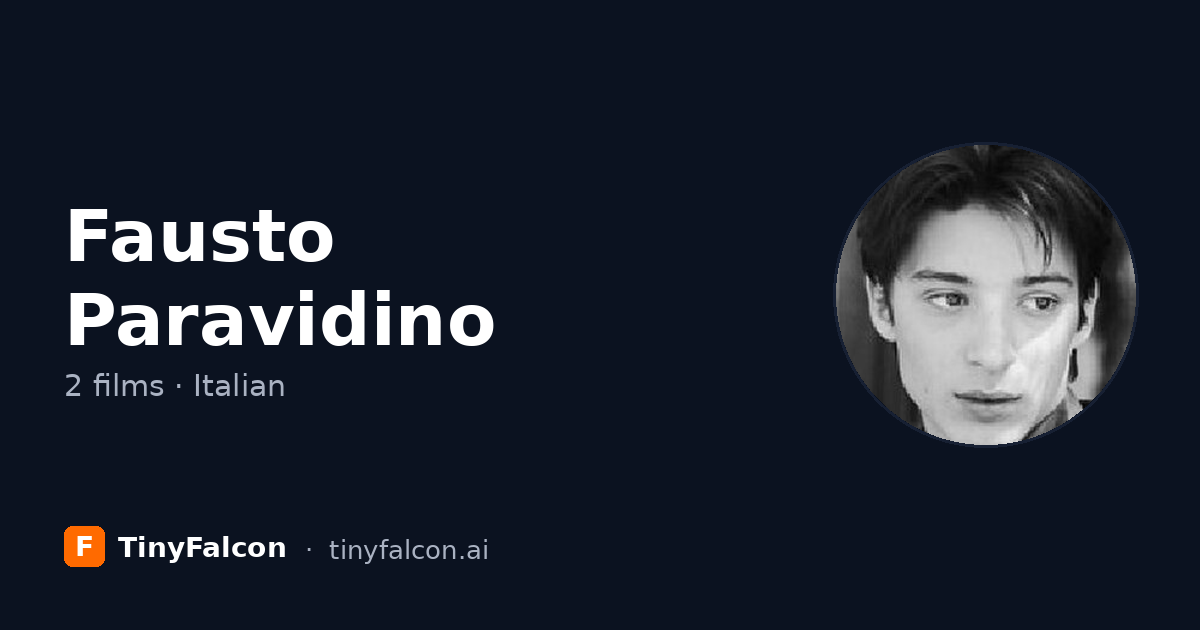 Fausto Paravidino