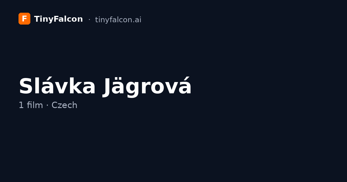 Slávka Jägrová