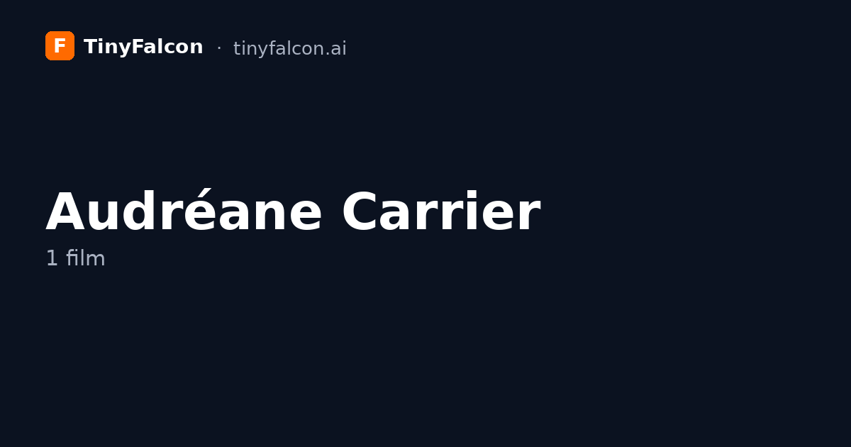 Audréane Carrier