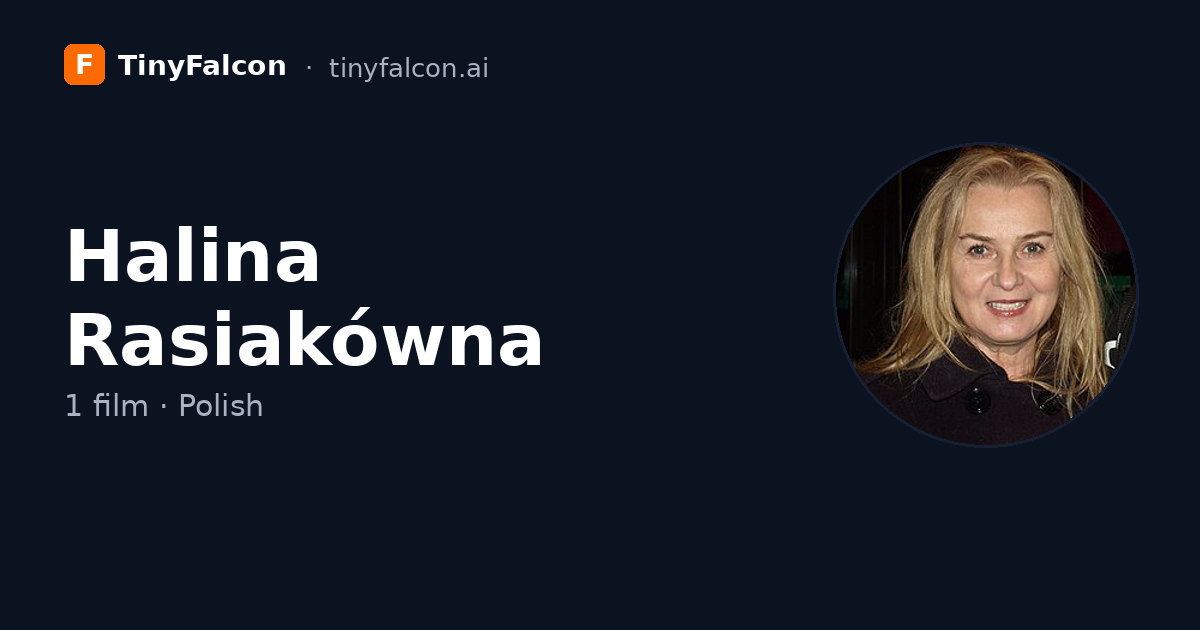 Halina Rasiakówna
