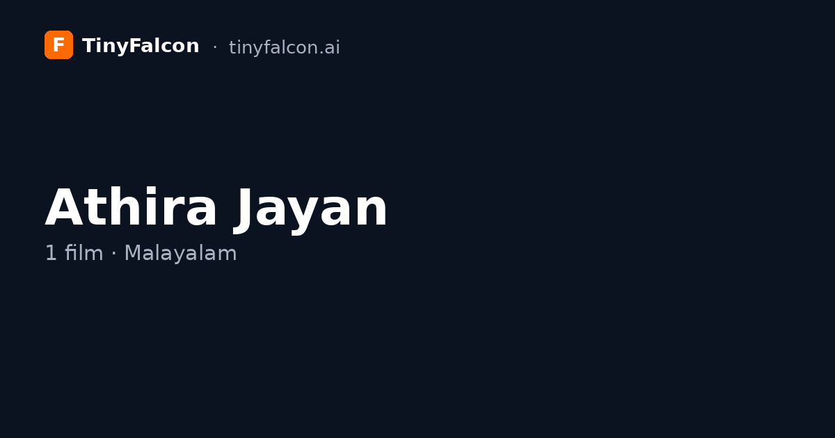 Athira Jayan
