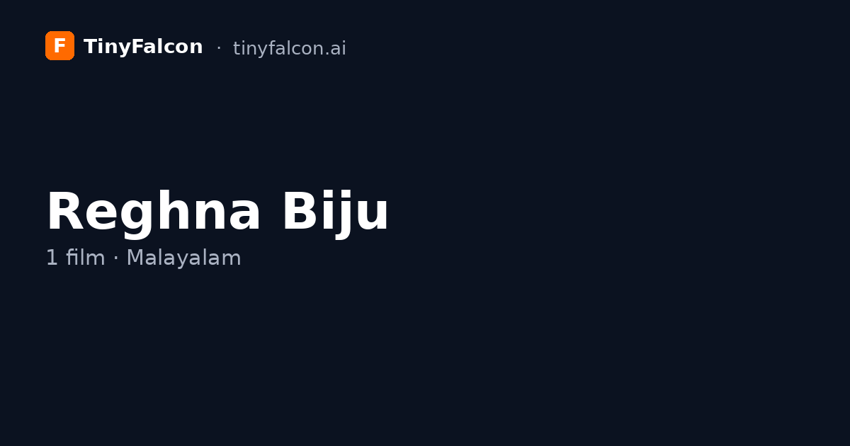 Reghna Biju