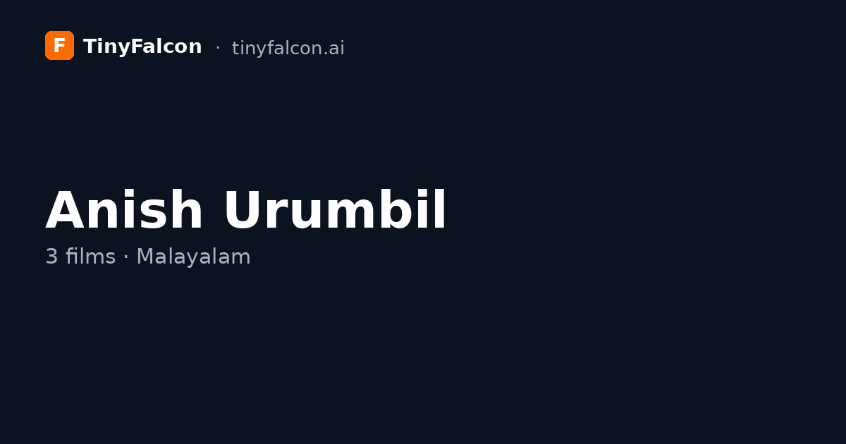 Anish Urumbil