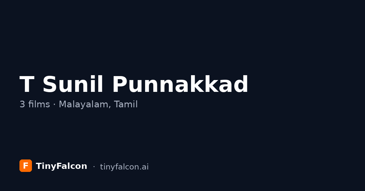 T Sunil Punnakkad