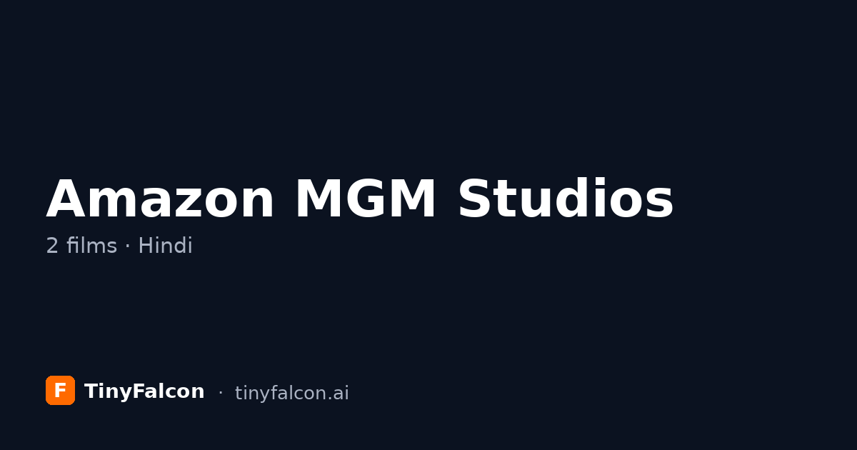 Amazon MGM Studios
