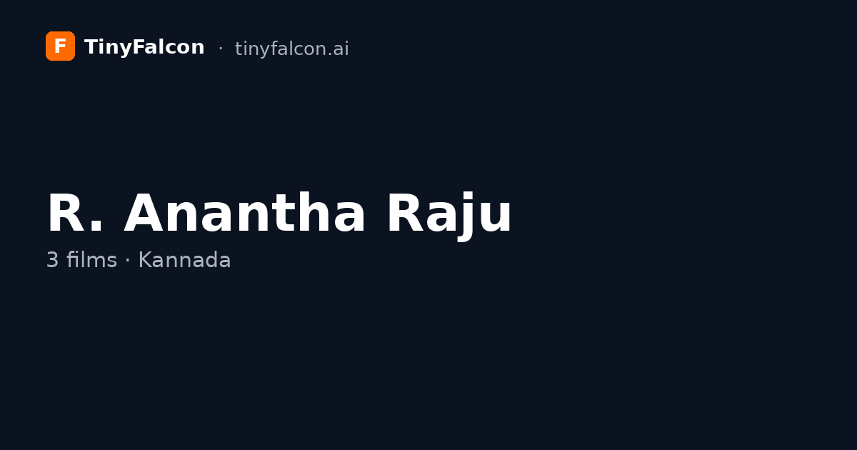 R. Anantha Raju