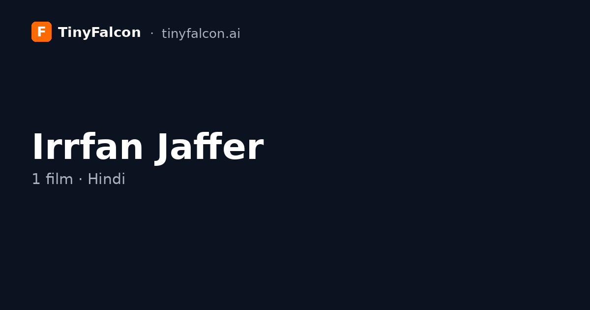 Irrfan Jaffer