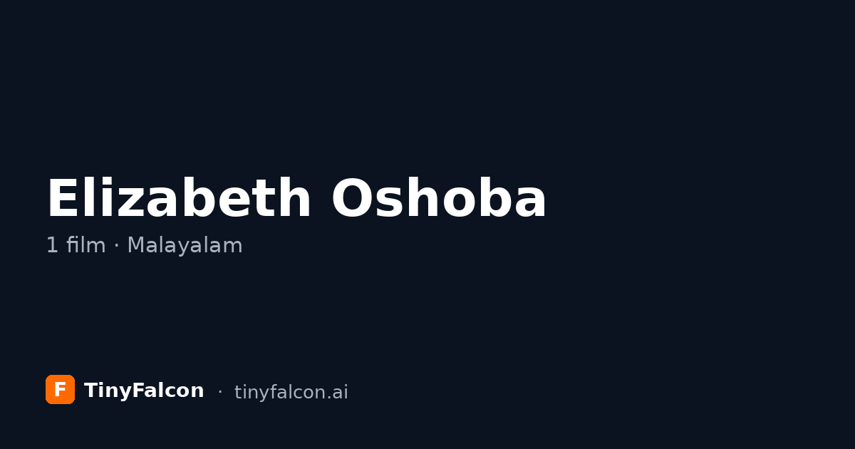 Elizabeth Oshoba