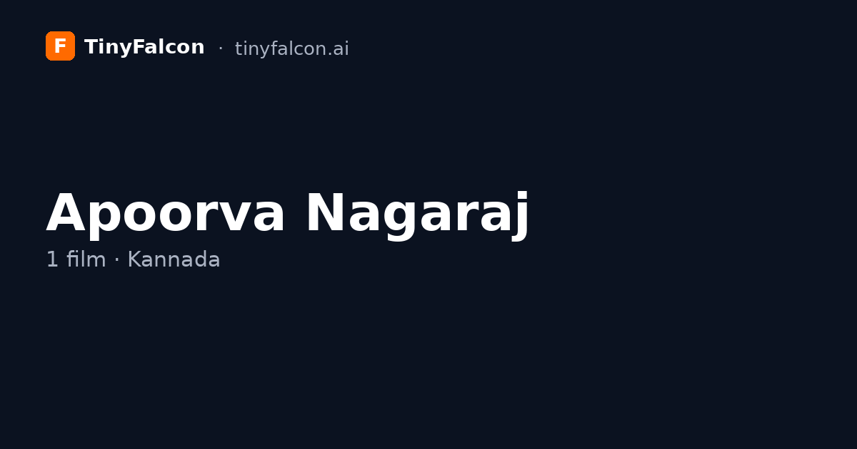 Apoorva Nagaraj