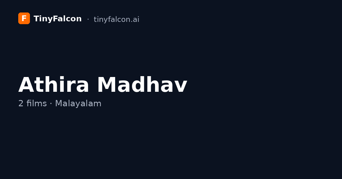 Athira Madhav