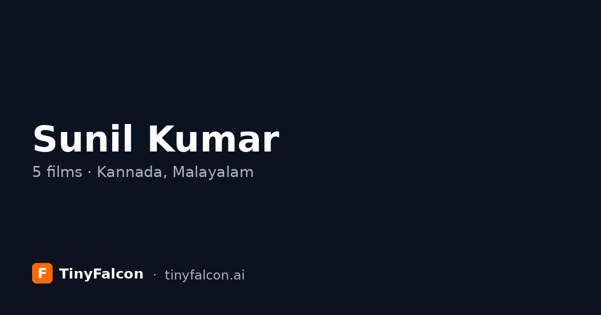Sunil Kumar