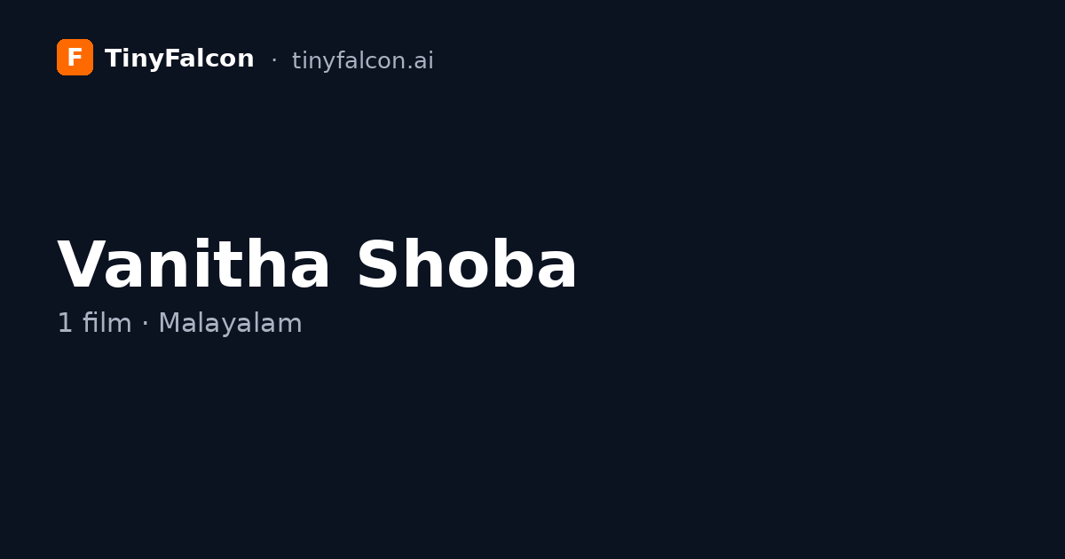 Vanitha Shoba