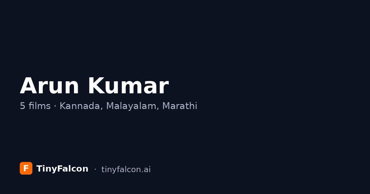 Arun Kumar