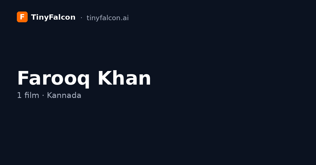 Farooq Khan