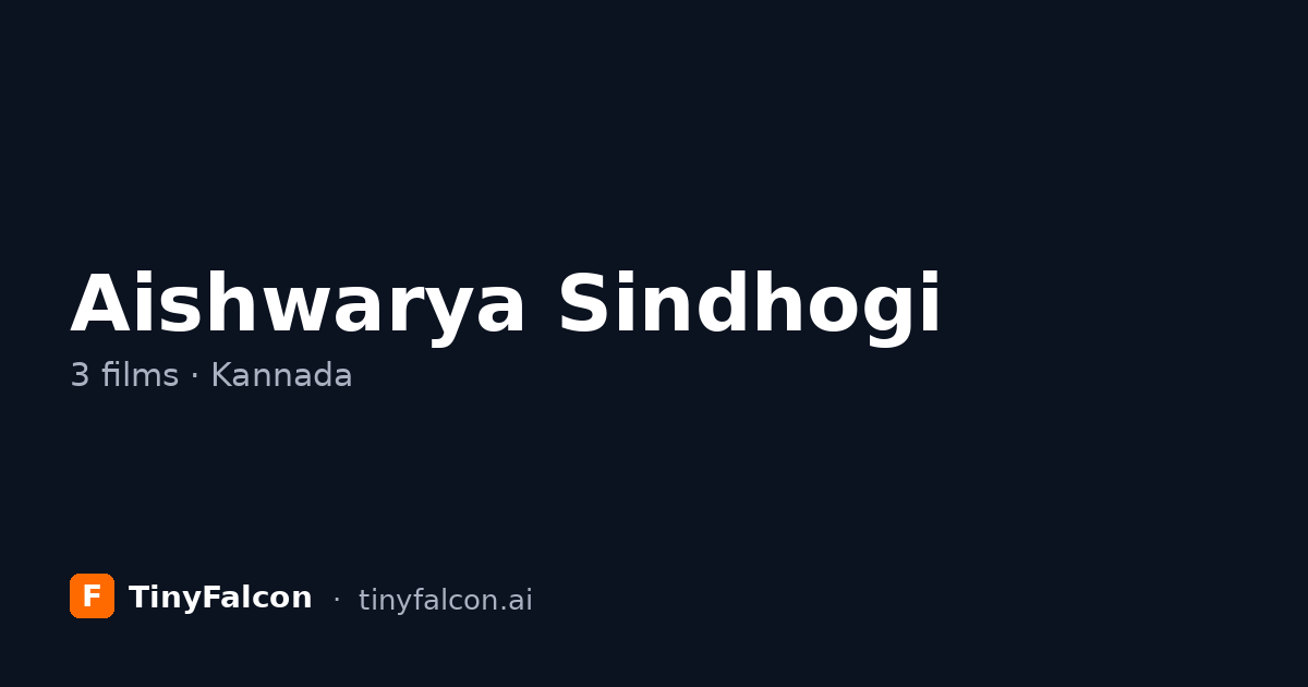 Aishwarya Sindhogi
