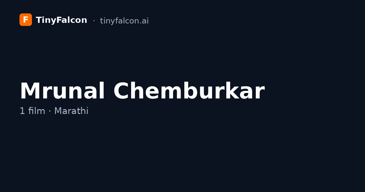 Mrunal Chemburkar