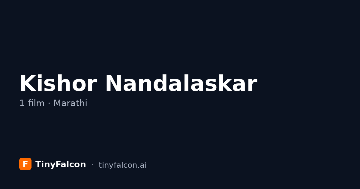 Kishor Nandalaskar