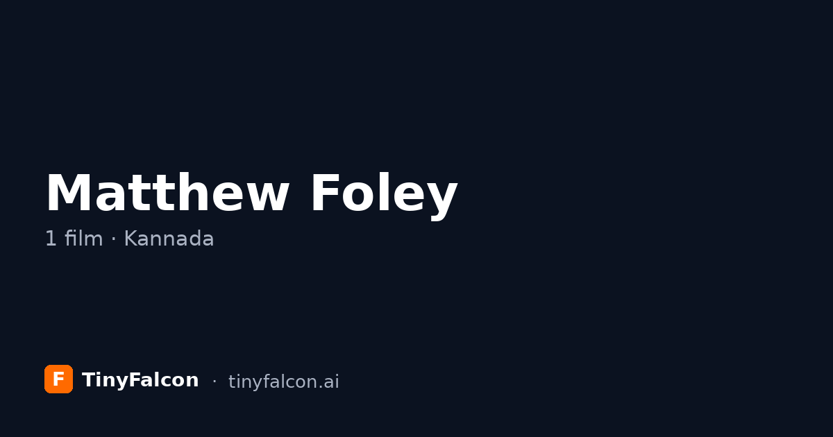 Matthew Foley