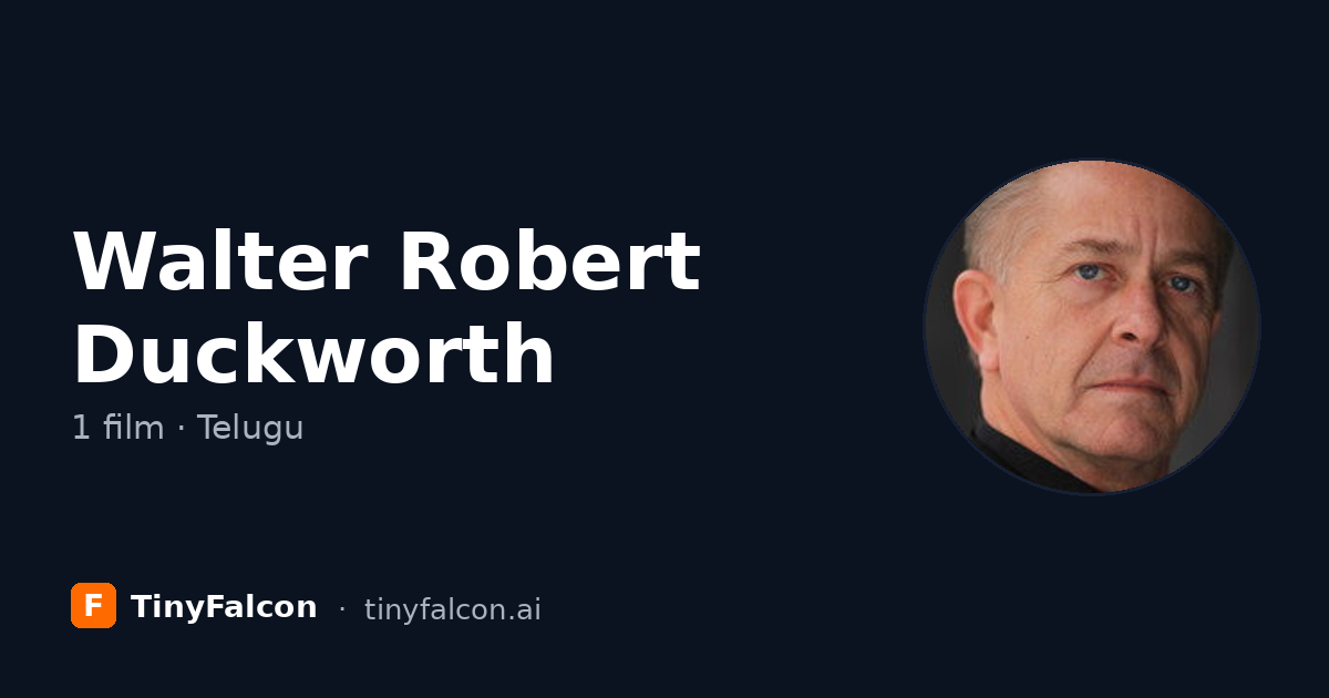 Walter Robert Duckworth