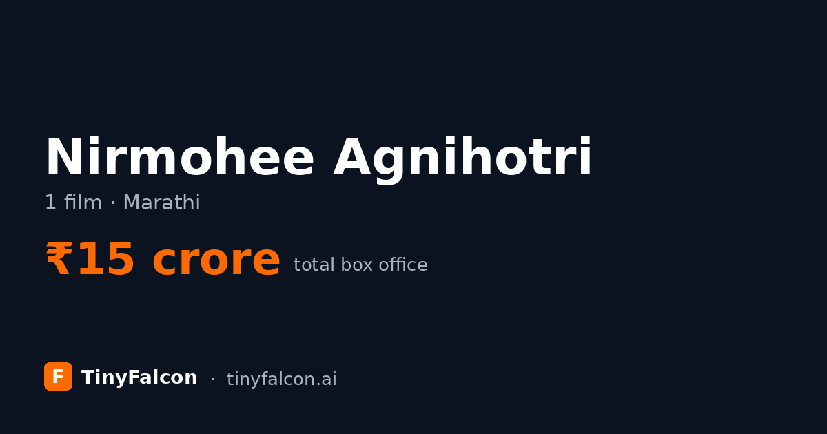 Nirmohee Agnihotri
