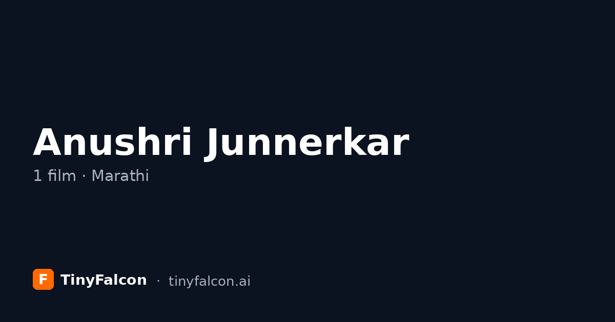 Anushri Junnerkar