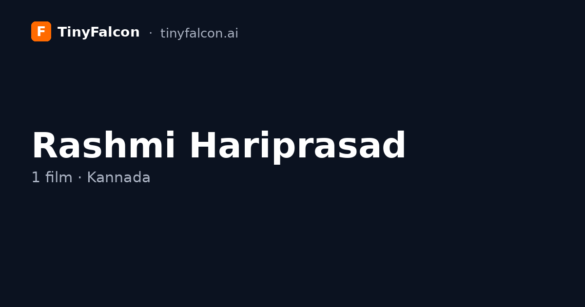 Rashmi Hariprasad
