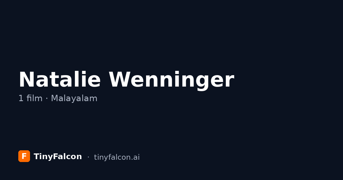 Natalie Wenninger