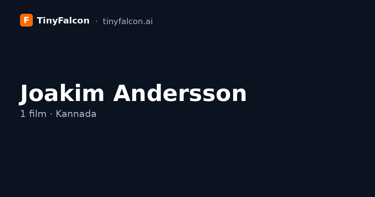 Joakim Andersson