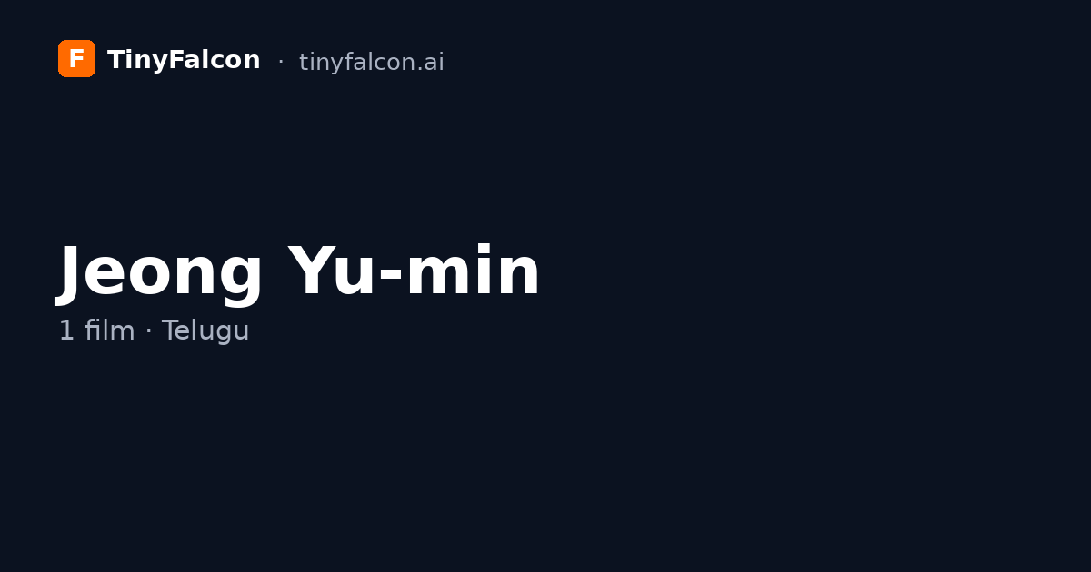 Jeong Yu-min
