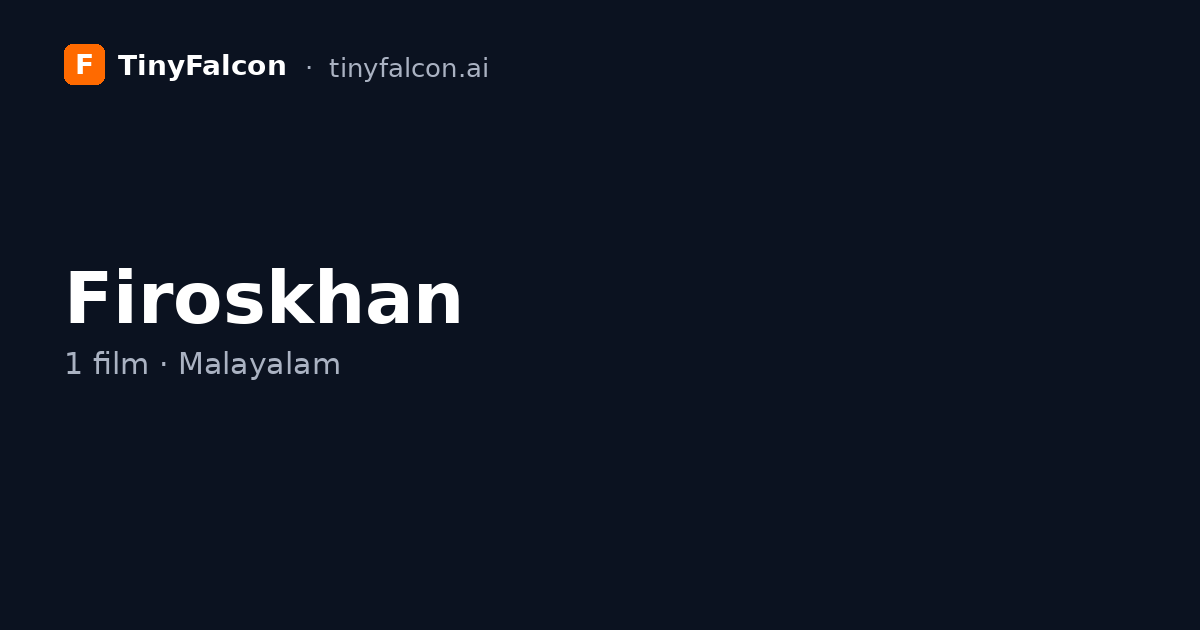 Firoskhan
