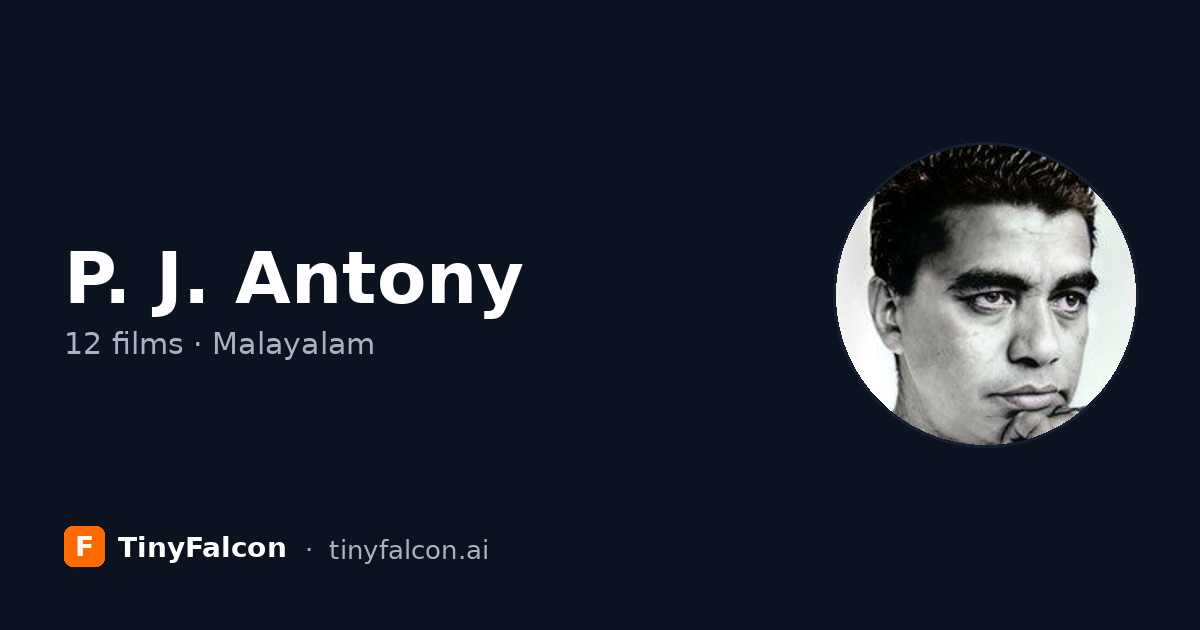 P. J. Antony