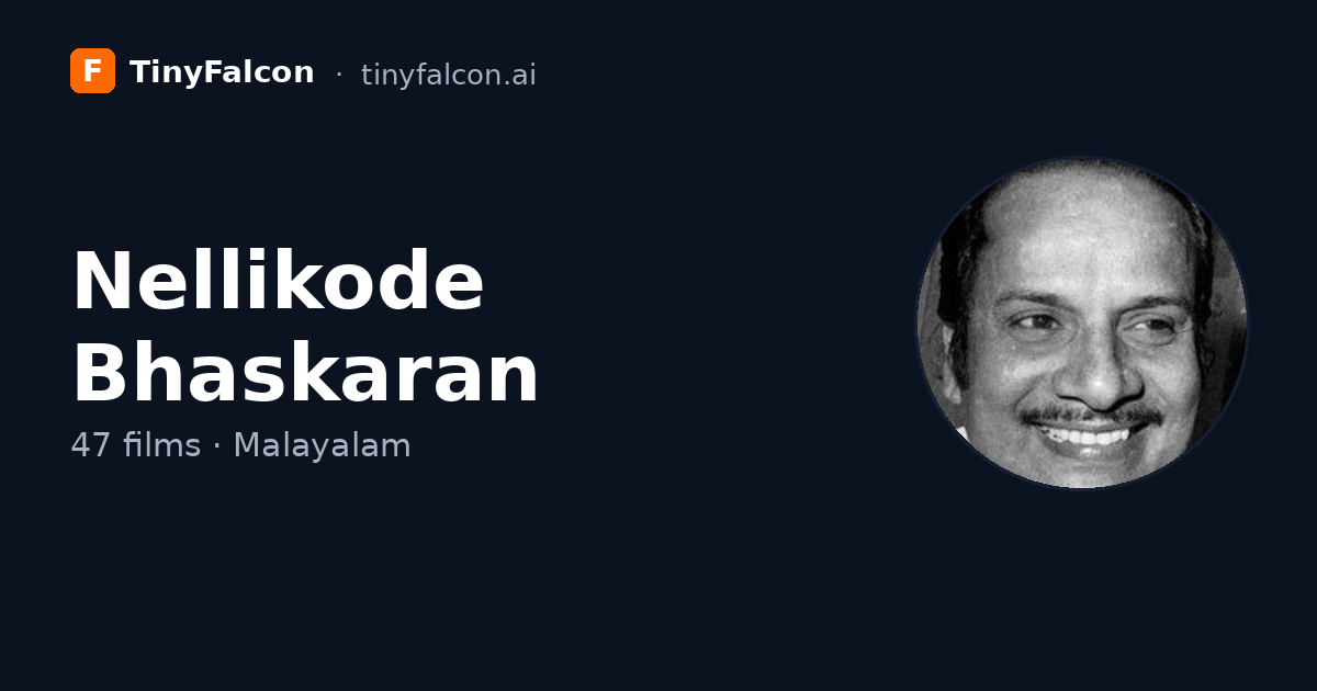 Nellikode Bhaskaran