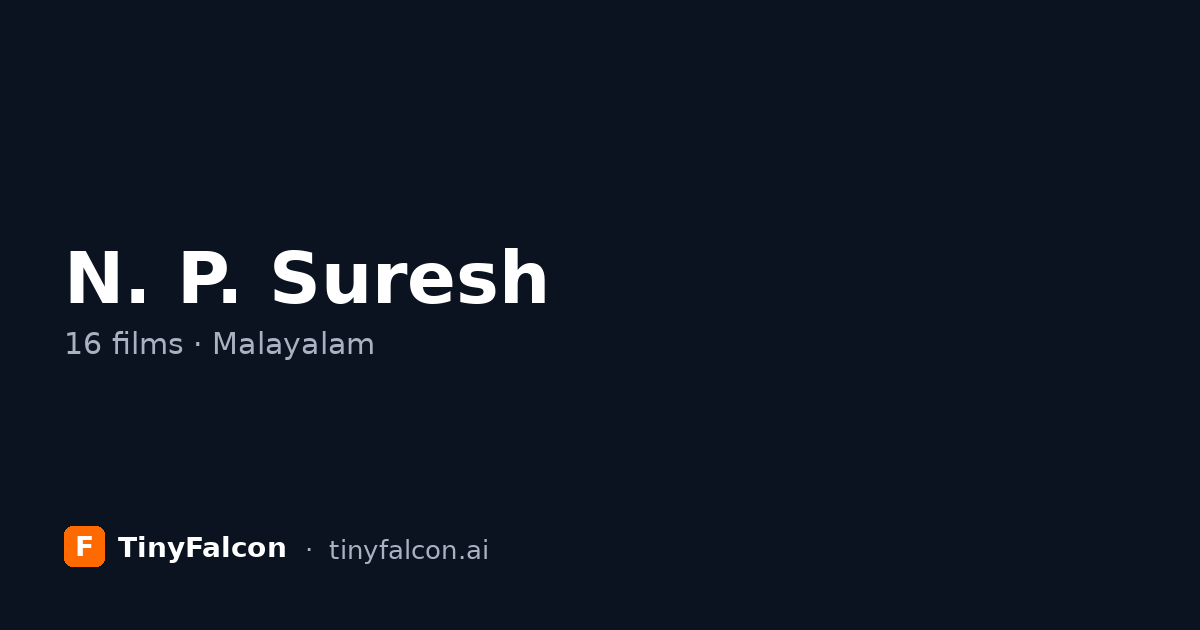 N. P. Suresh