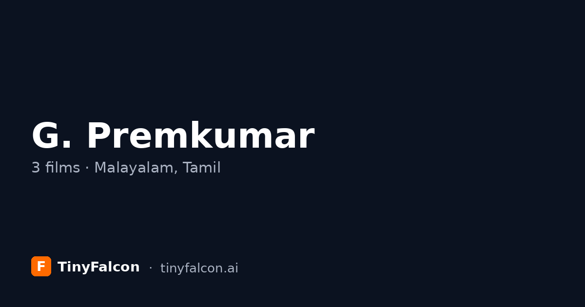G. Premkumar