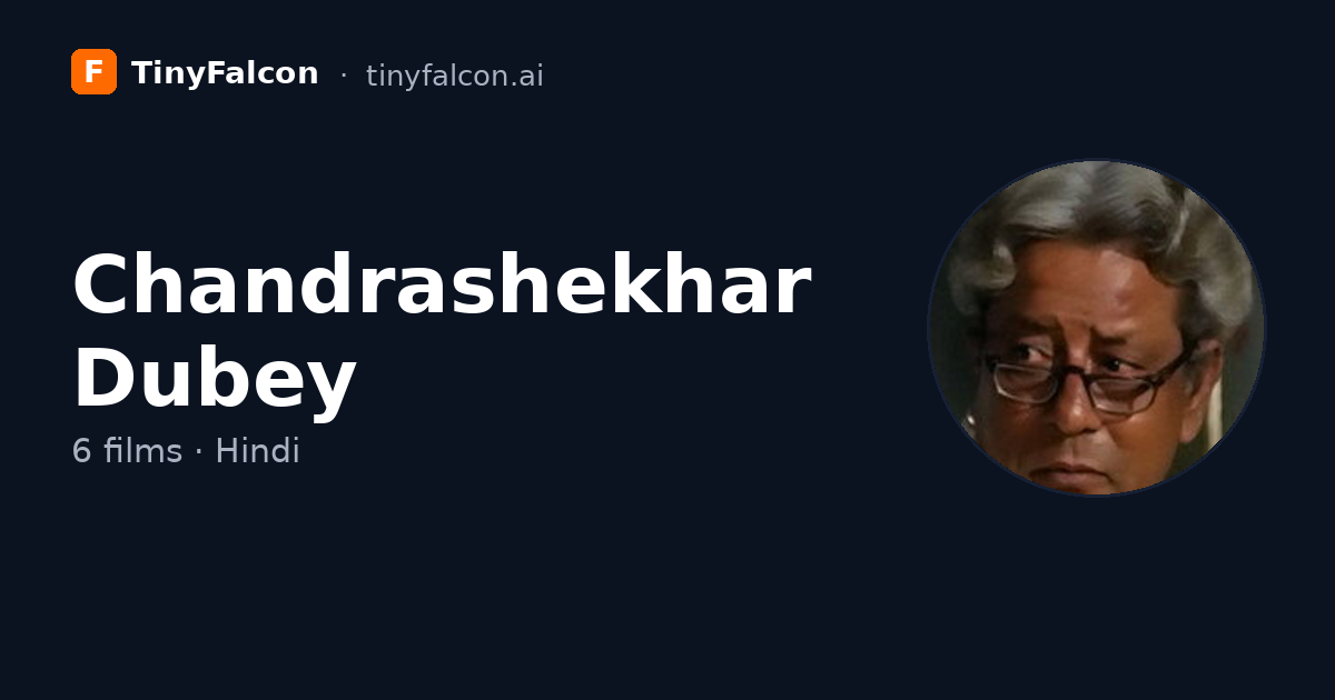 Chandrashekhar Dubey