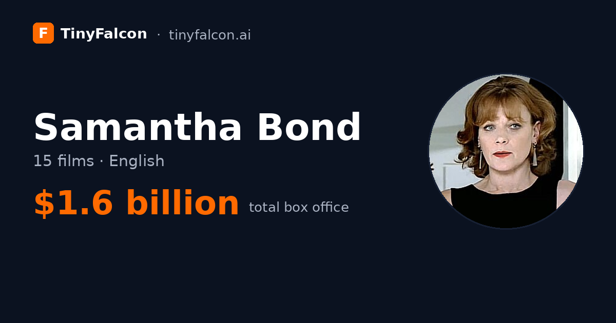 Samantha Bond