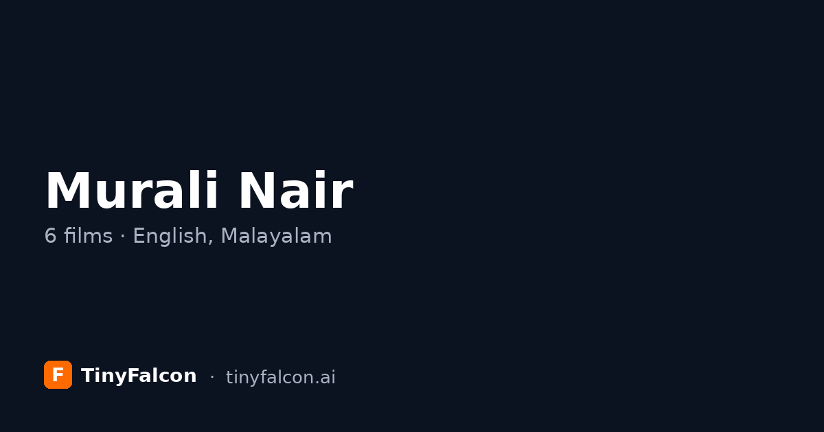Murali Nair