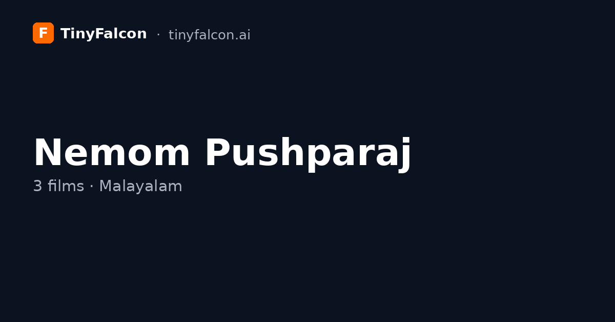 Nemom Pushparaj