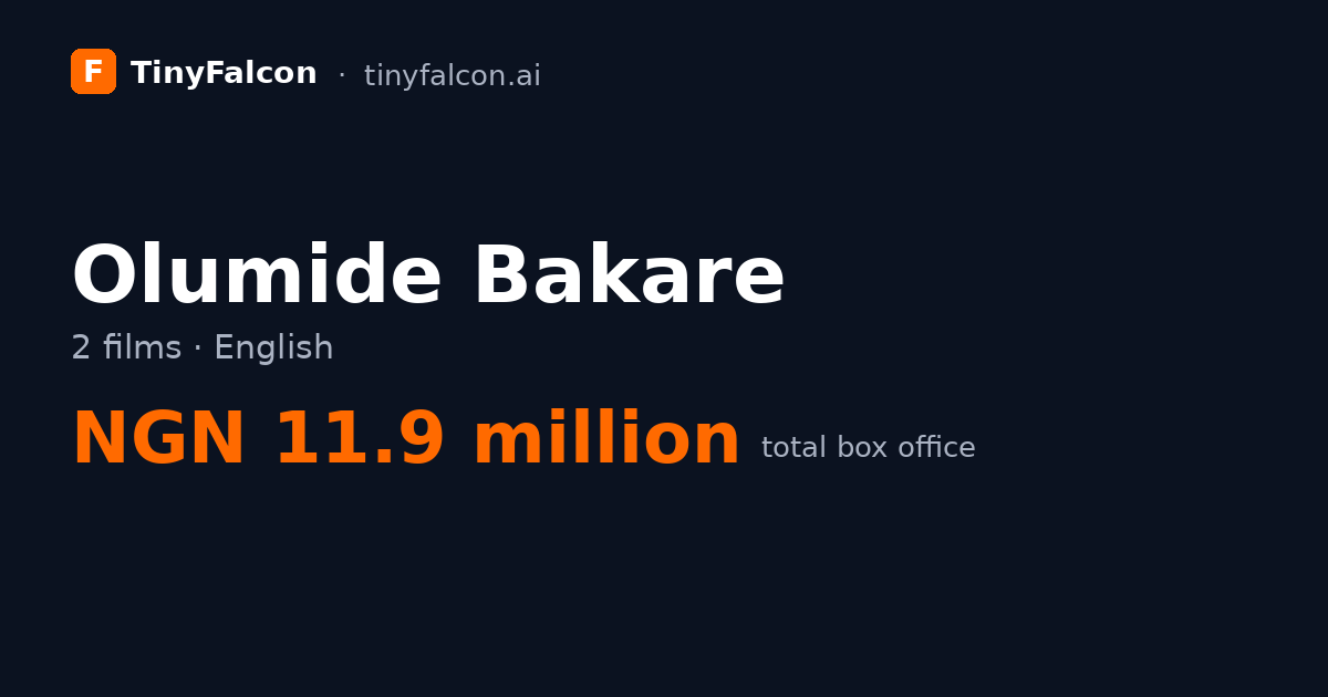 Olumide Bakare