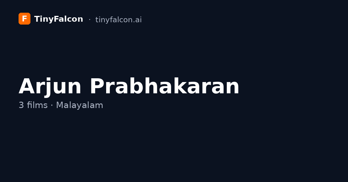 Arjun Prabhakaran