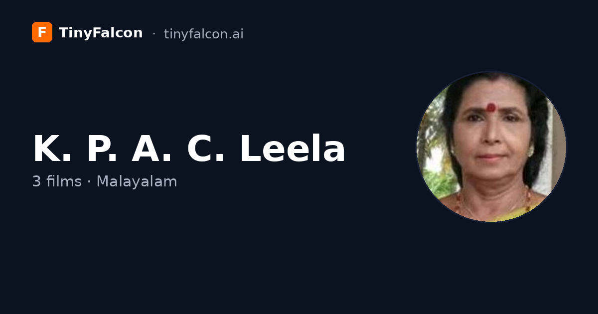 K. P. A. C. Leela