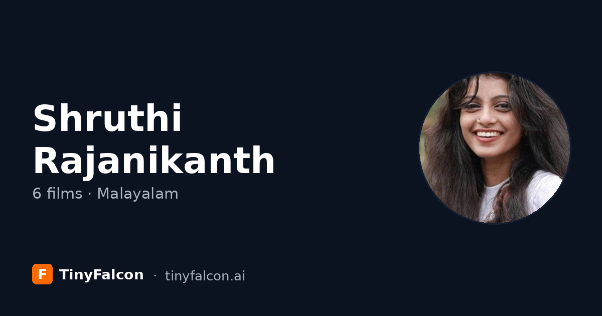 Shruthi Rajanikanth