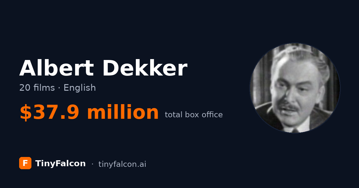 Albert Dekker