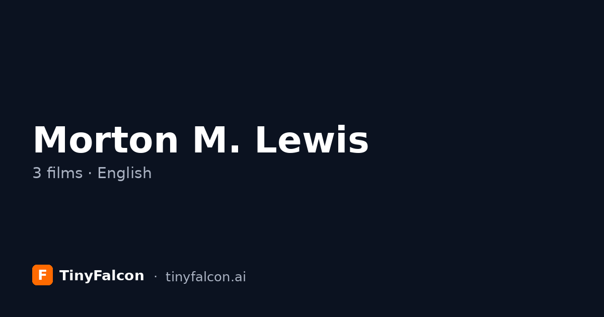 Morton M. Lewis